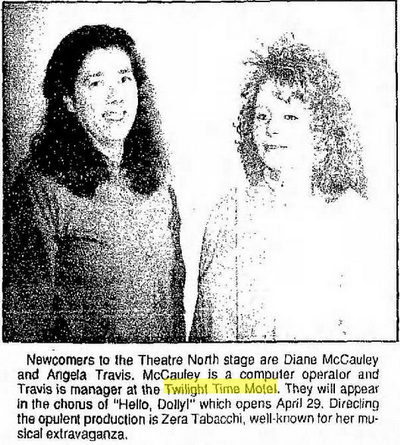 Twilight Motel - Apr 10 1993 Article On Former Manager
